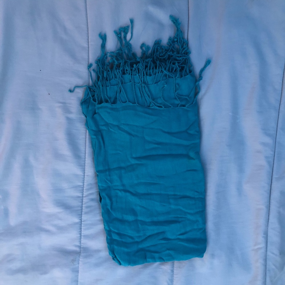 Large Blue Pashmina